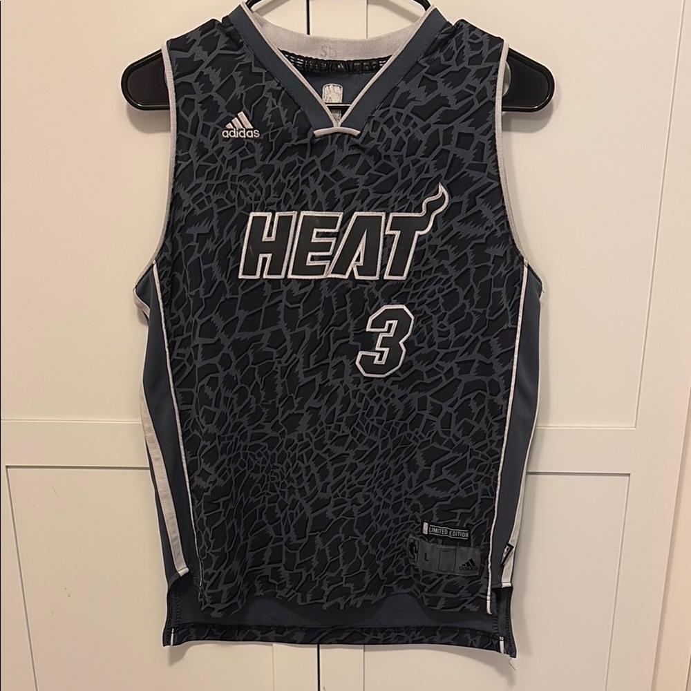 Limited edition, Adidas, Dwyane Wade Miami Heat jersey. DWade